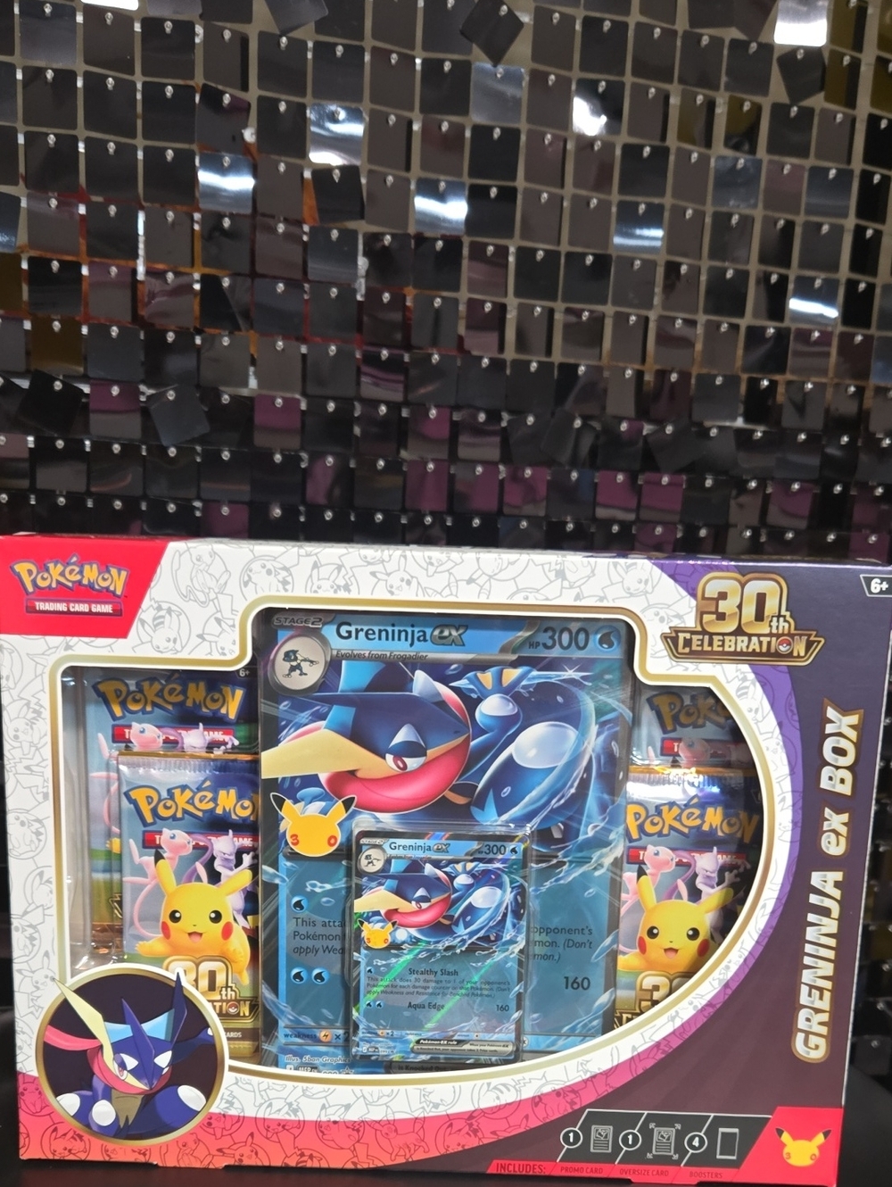 New Pokémon Greninja ex Box - Blue Collector’s Kids Toy